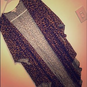 Leopard Print Kimono